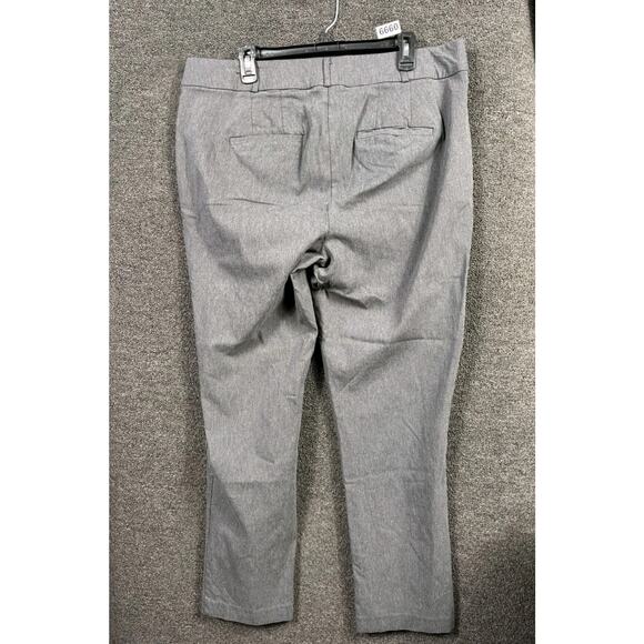 Lane Bryant The Allie Dress Pants Womens Size 20R Gray High Rise Straight Office - Picture 2 of 8